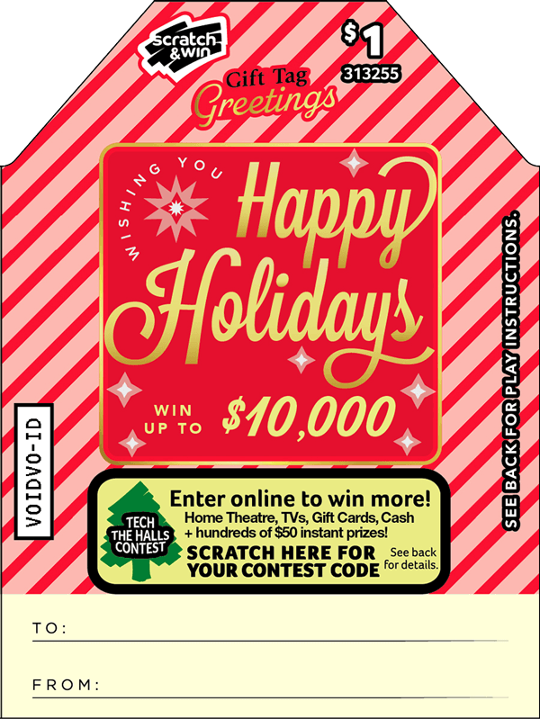 Tech the Halls Scratch & Win Contest BCLC